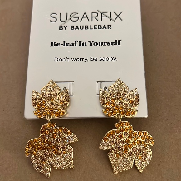 Sugarfix by Baublebar Jewelry - NWT Sugarfix by Baublebar Earrings Fall Leaves.